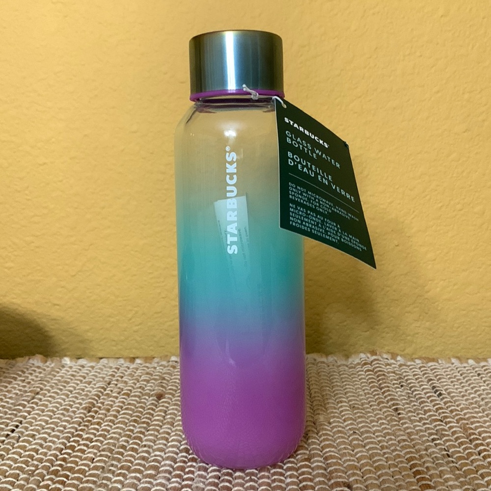 Brand new never used Starbucks glass water bottle